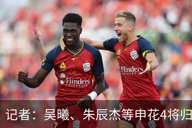 记者：吴曦、朱辰杰等申花4将归队，球队迎来9天3赛